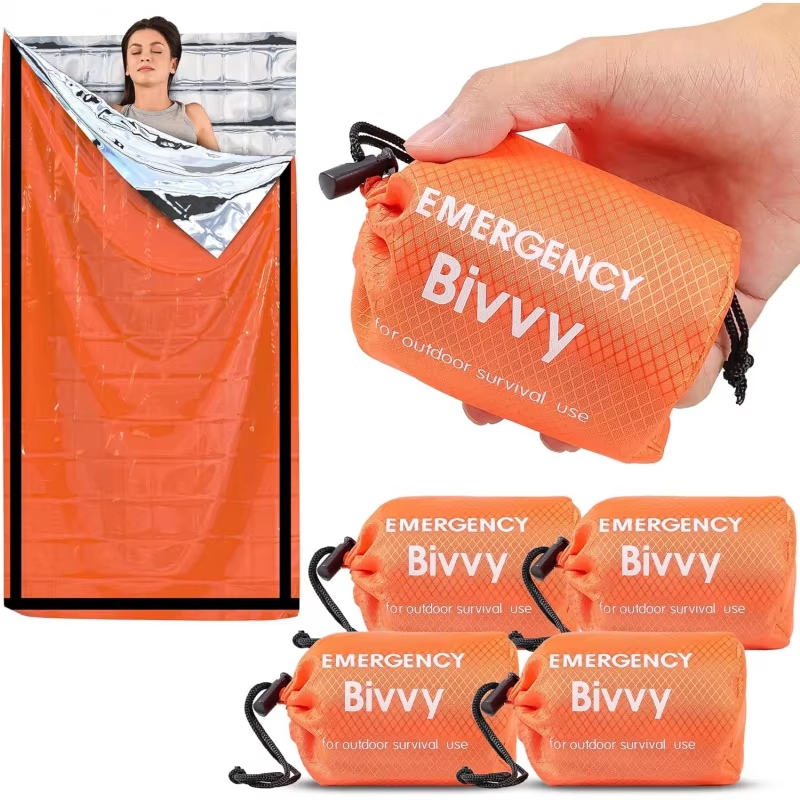 Emergency Mylar Tent - كيس نوم للطوارئ، بطانية للبقاء على