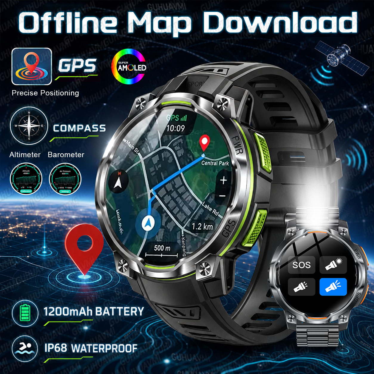 Compass Lensatic - ساعة ذكية عسكرية جديدة لعام 2026