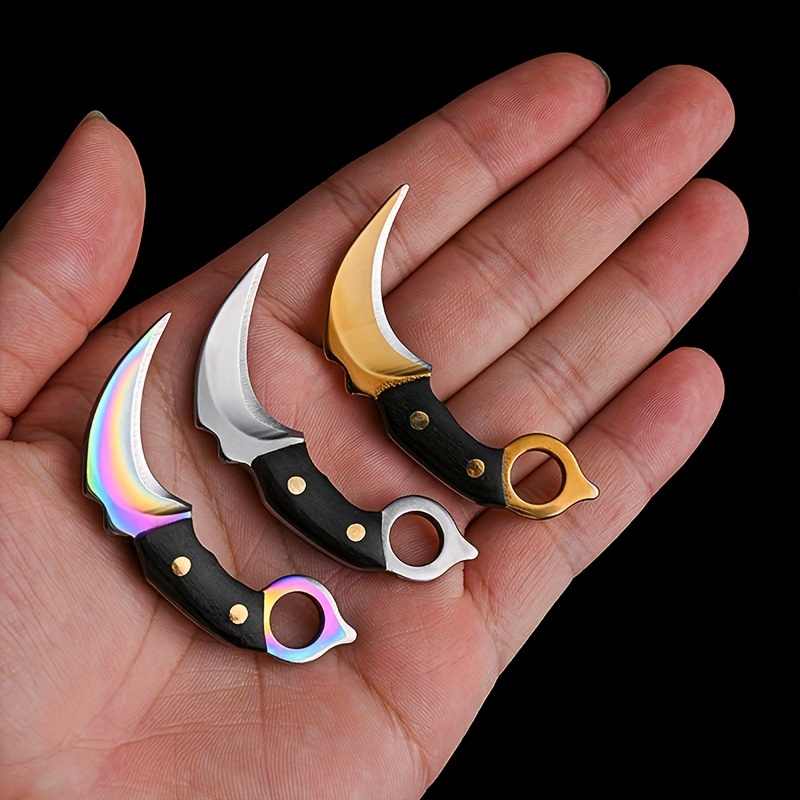 سكين صغير المفاتيح سكين جيب ال - مراجعة Bushcraft Knife Fixed وسعره