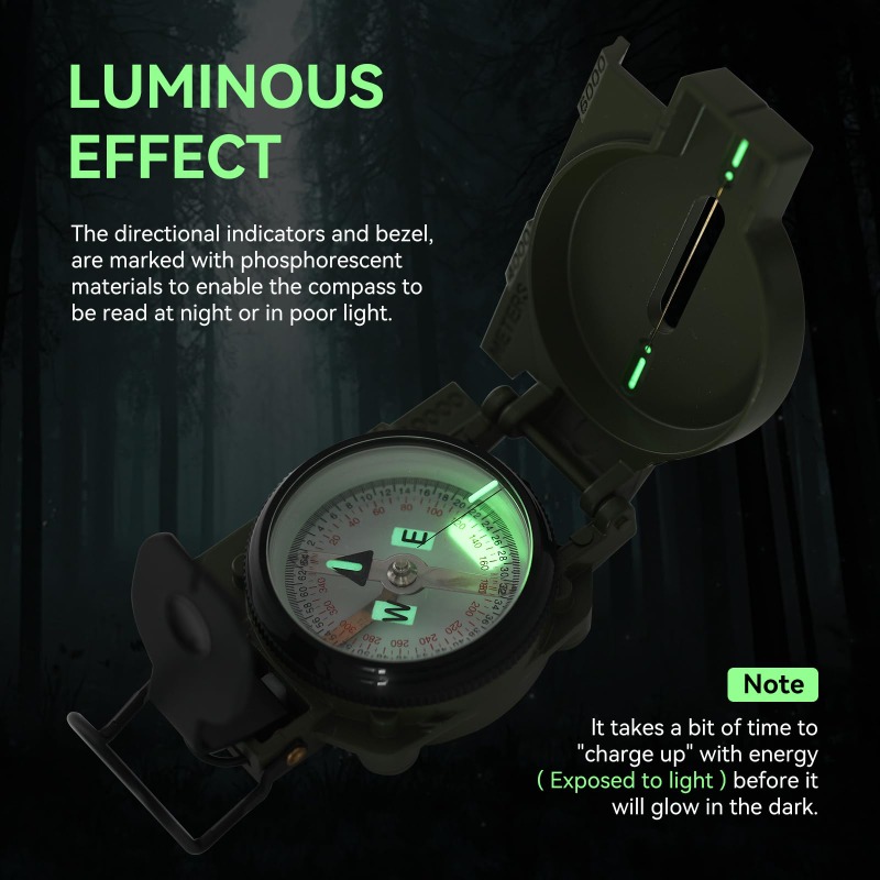 بوصلة عسكرية عالية الدقة للملا - مراجعة Compass Lensatic وسعره